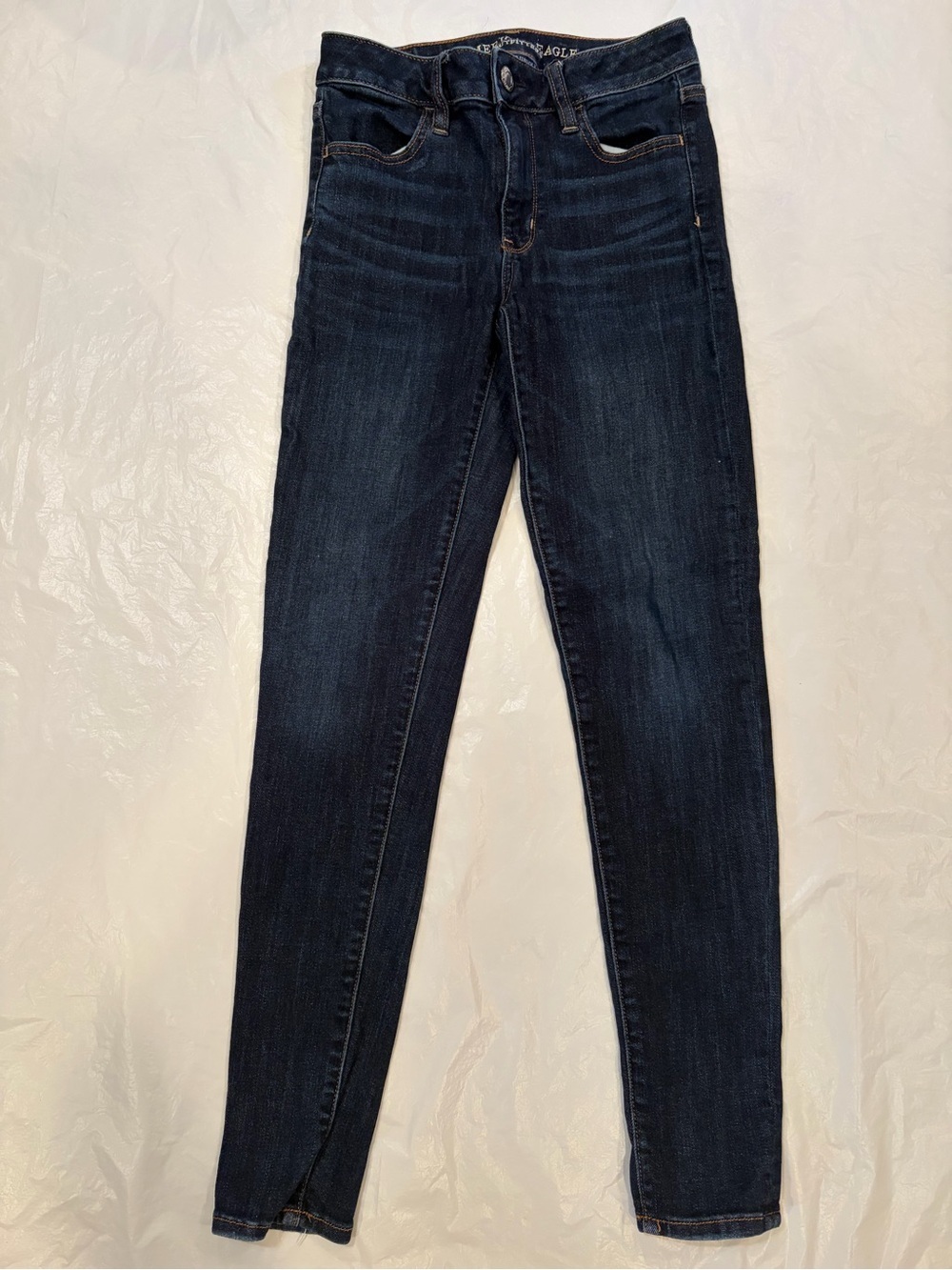 American Eagle Jeans Women's Size 4 Reg Dark Wash Hi-Rise Jegging